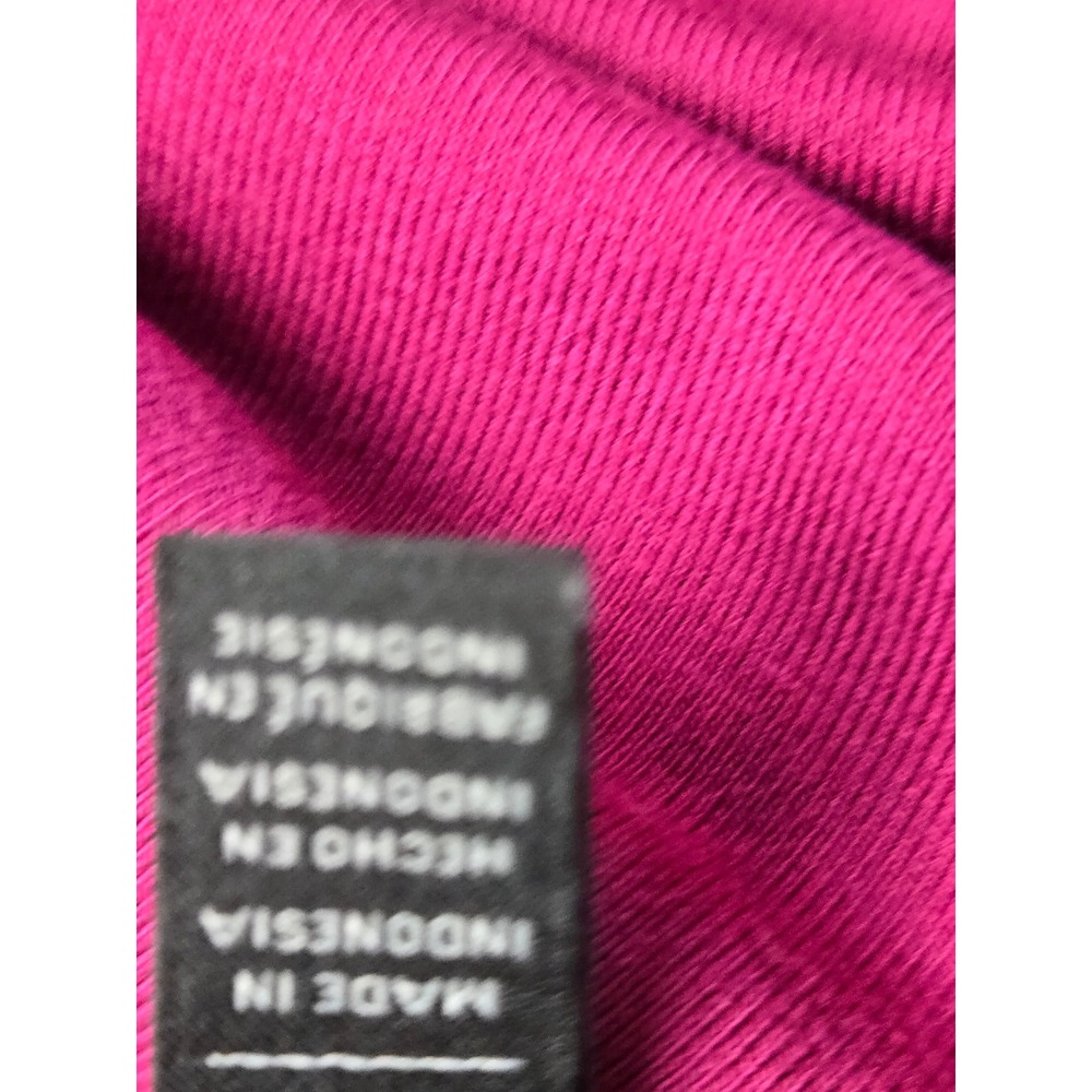 White House Black Market Magenta Pink Sleeveless Henley Tunic Dress Large - Picture 8 of 10